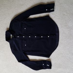 NWOT Forever 21 Navy Color Corduroy Shirt Jacket, Size S